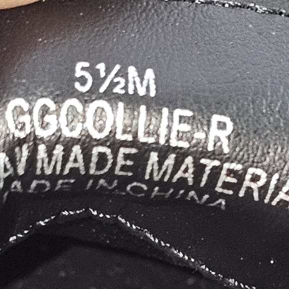 GBG Los Angeles Collie Platform Black Loafers Sz 5.5 Chunky Lug Heel Y2K,Preppy - Picture 8 of 8